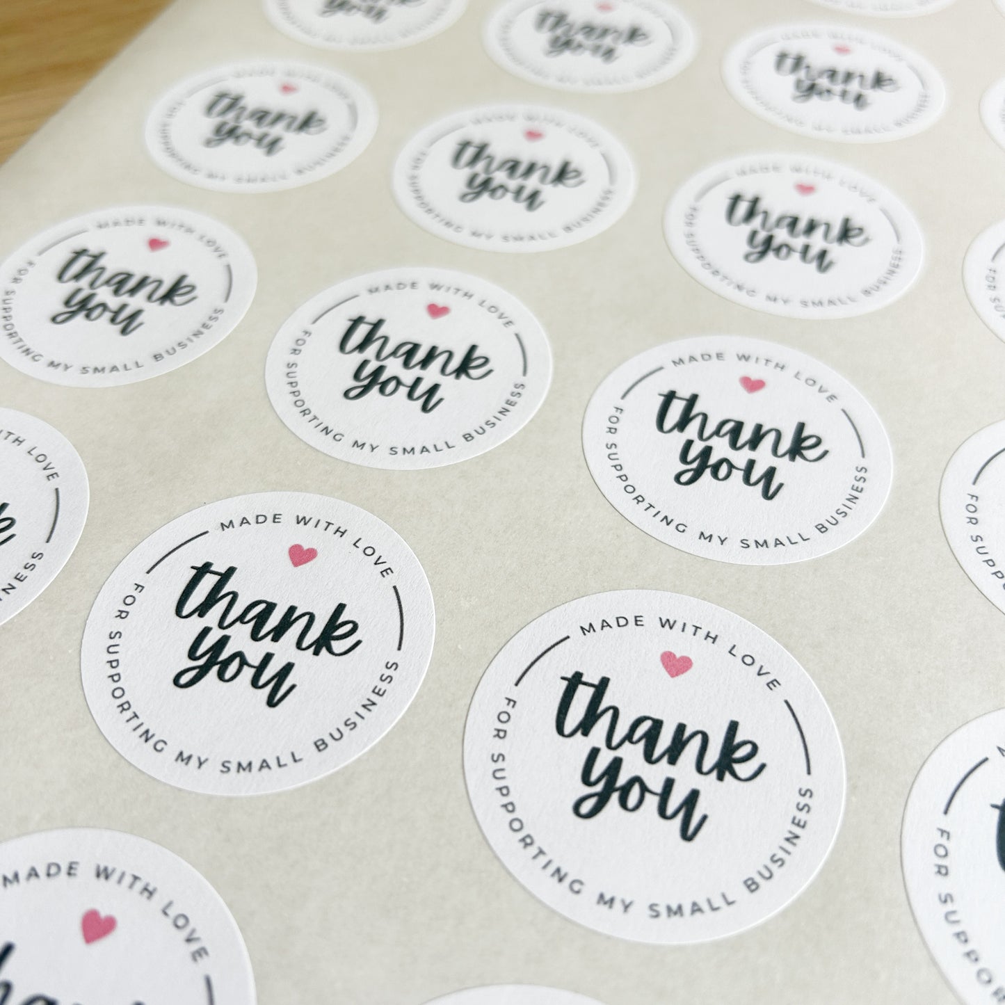 "Thank You" Matt Stickers