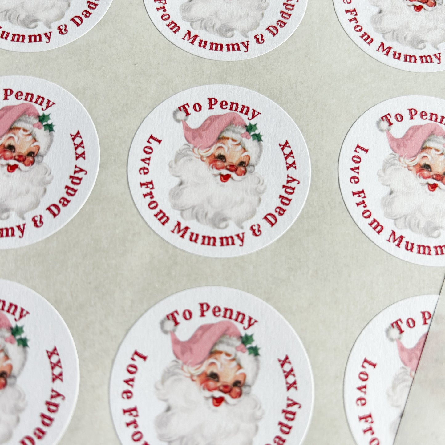 Personalised “Father Christmas” Stickers