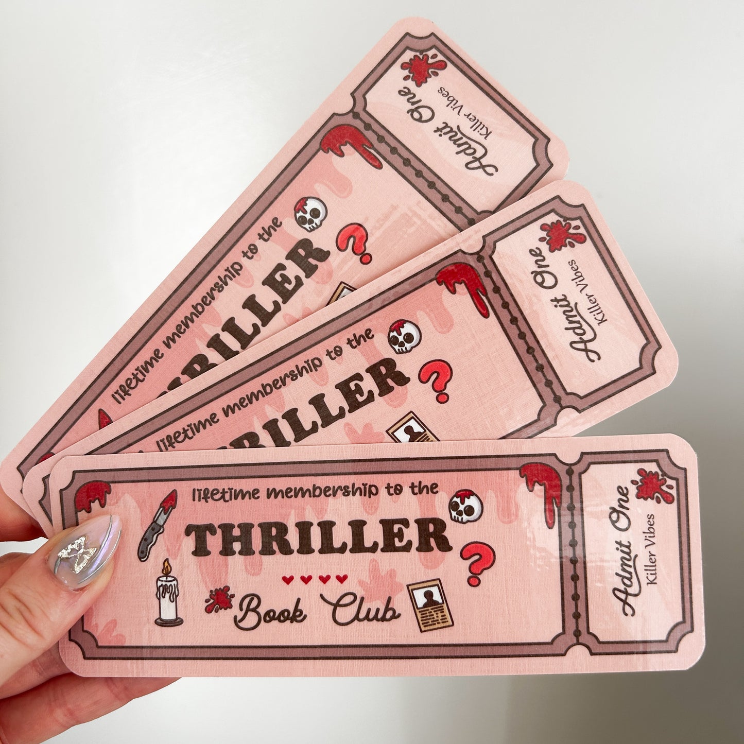 "Thriller Book Club" Bookmark