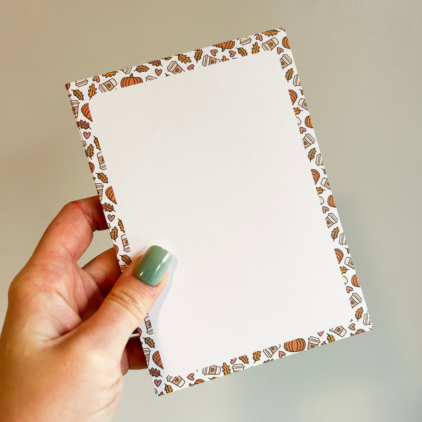 "Falling into Plans" A6 Notepad