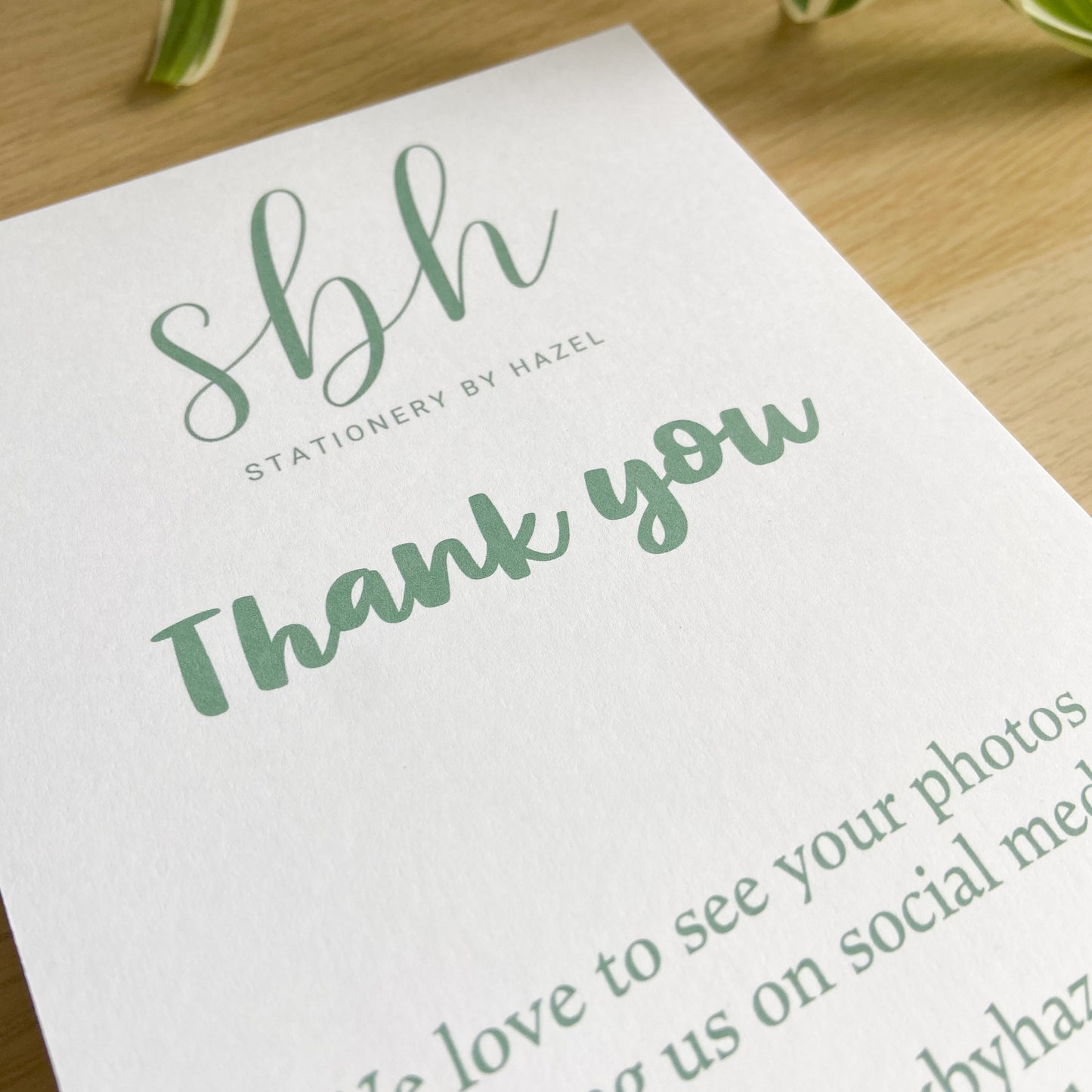 Thank You Slips