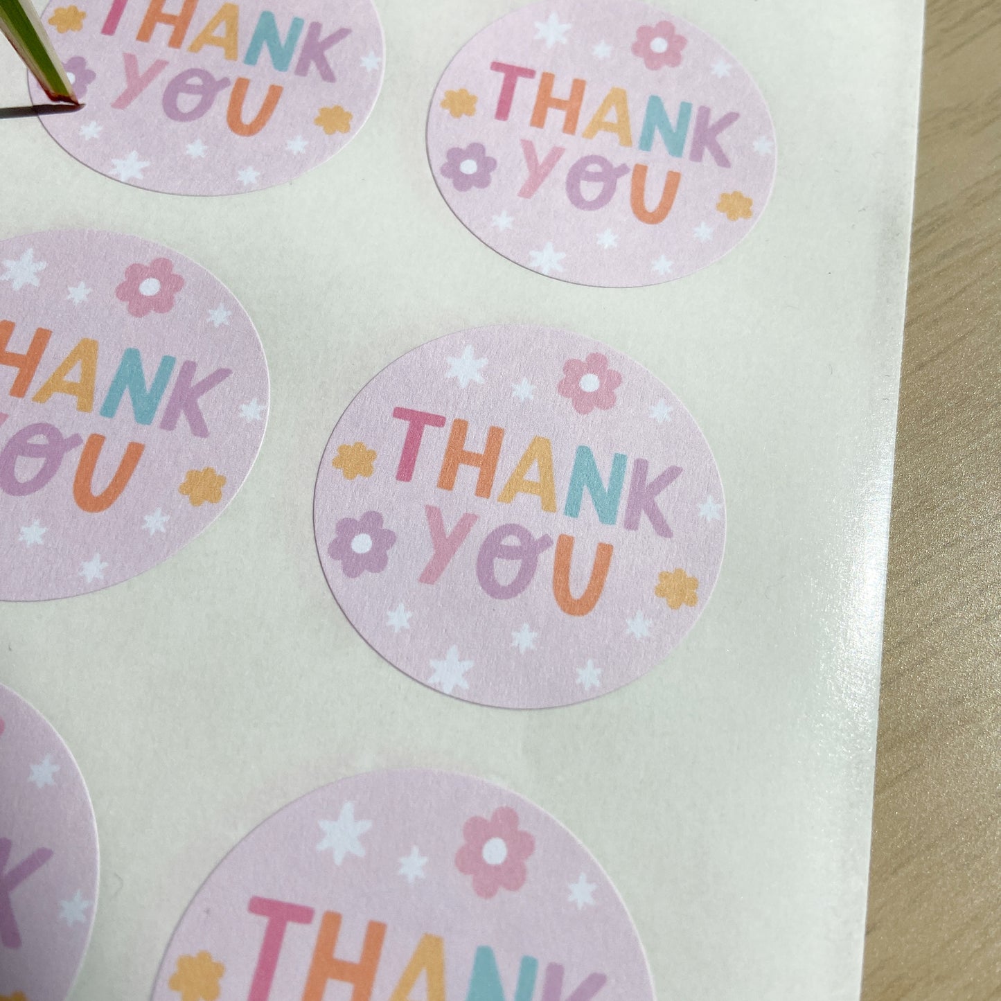 "Thank You" Stickers