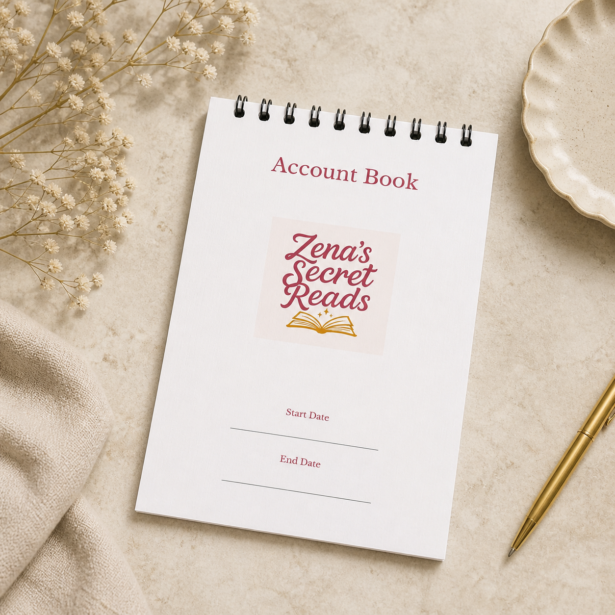 Custom Account Book