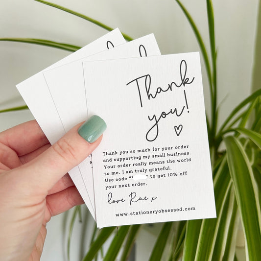 Mini “Thank You” Cards