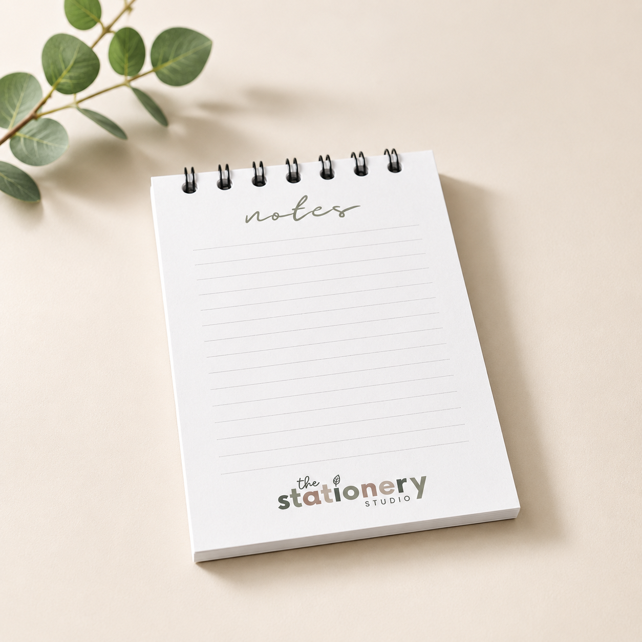 Custom A6 Desk Wire Bound Notepad