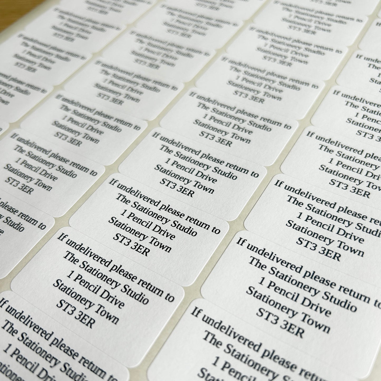 Custom Return Address Labels