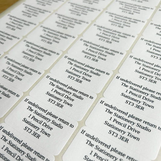 Custom Return Address Labels