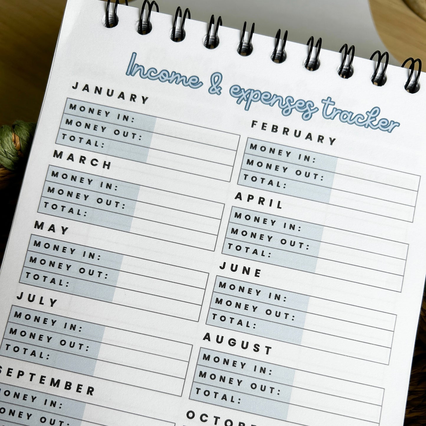 Custom Account Book