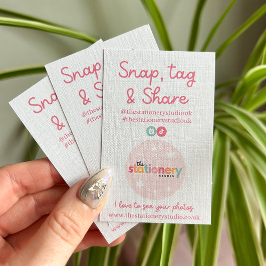 Snap, Tag & Share Cards