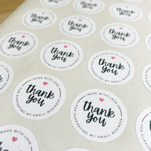 "Thank You" Matt Stickers