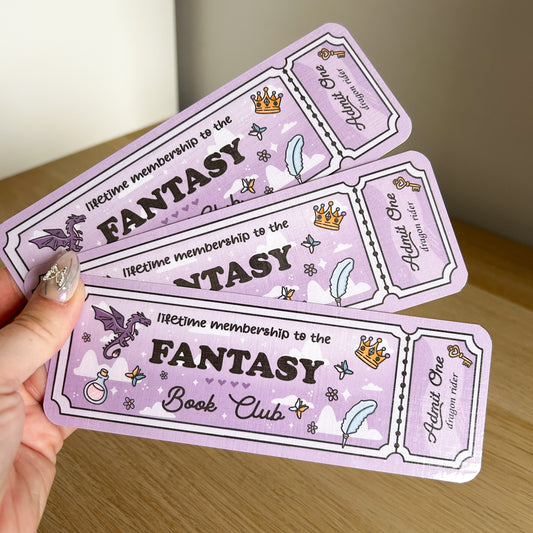 "Fantasy Book Club" Bookmark