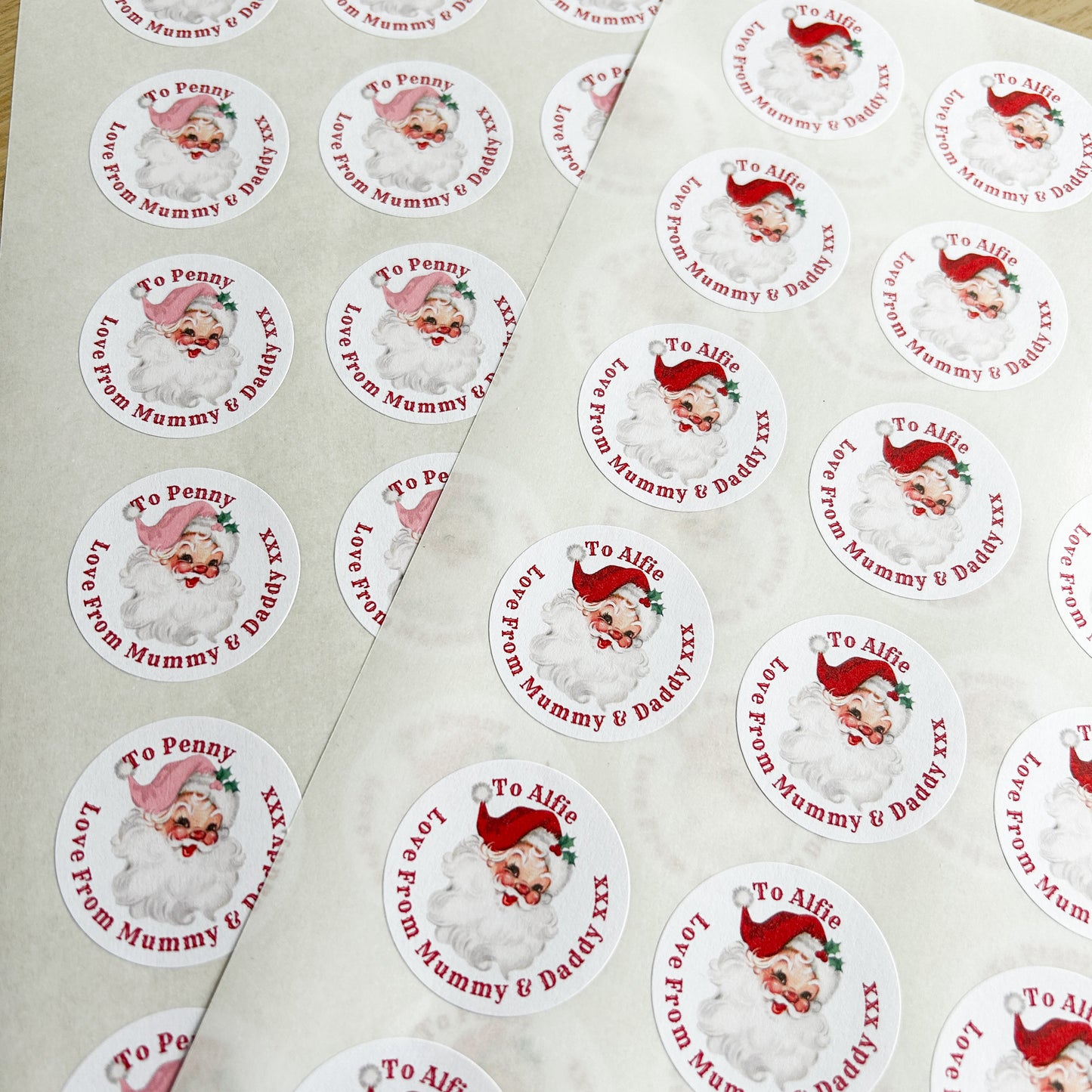 Personalised “Father Christmas” Stickers