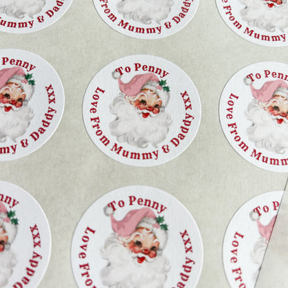Personalised “Father Christmas” Stickers