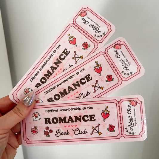 "Romance Book Club" Bookmark