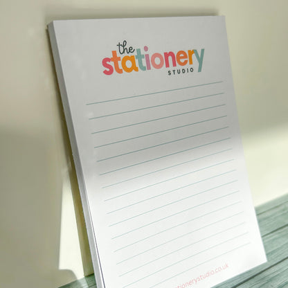 Custom A6 Notepad ~ Personalised with Your Brand