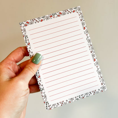 "Merry Little Plans" A6 Notepad