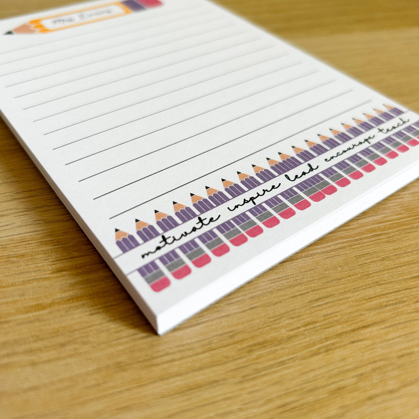 Personalised "Teacher's" A6 Notepad