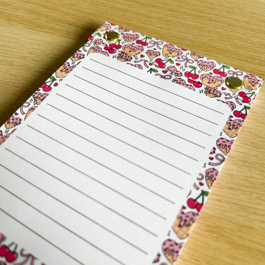 A6 Notepad ~ Sweet Notes