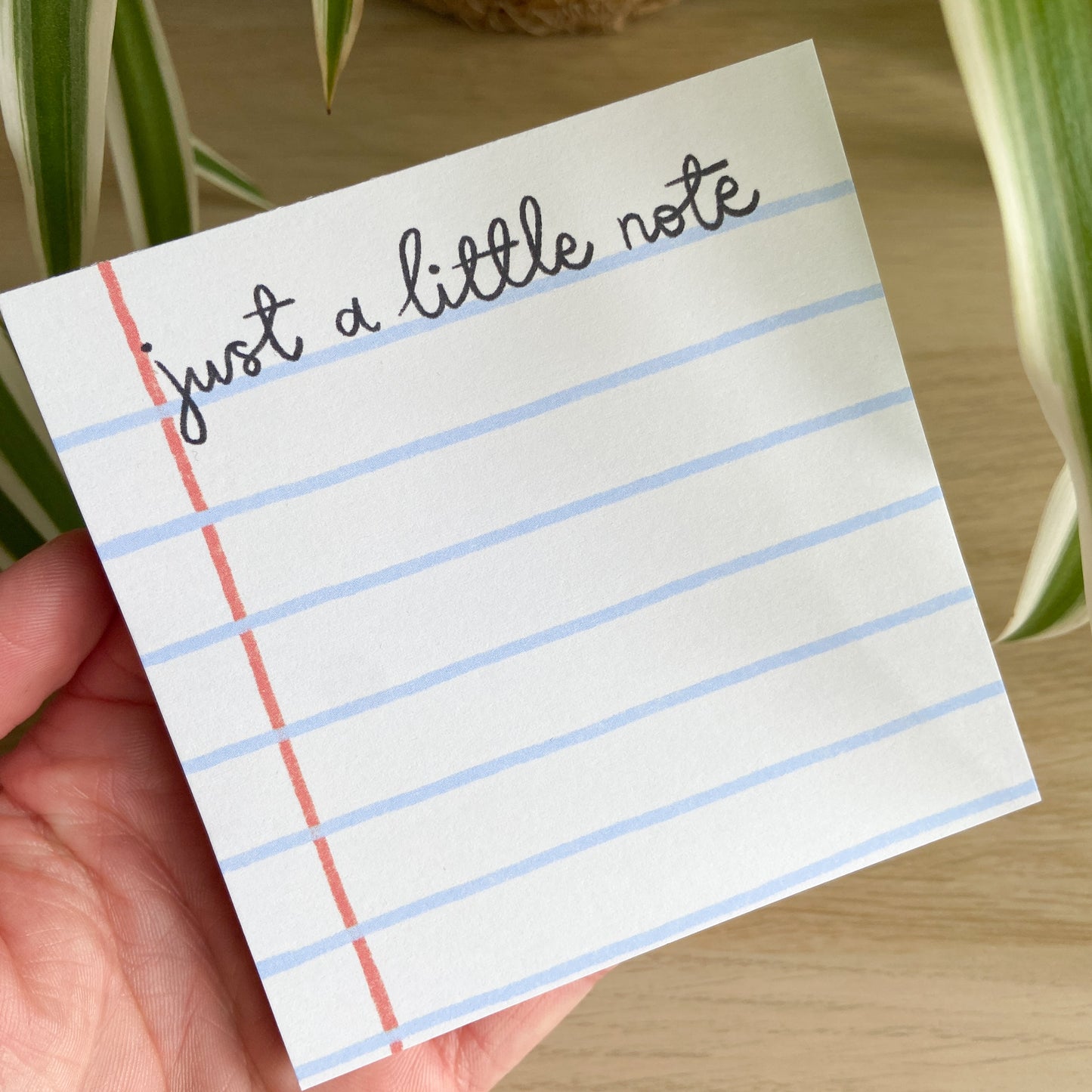 "Just A Little Note" Memo Pad