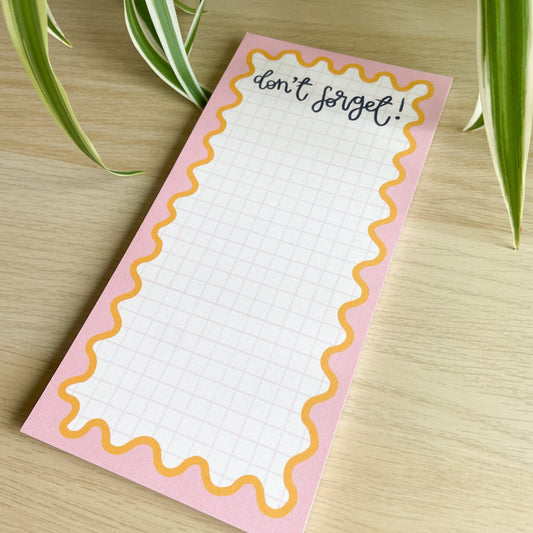 Magnetic "Don't Forget" Pad