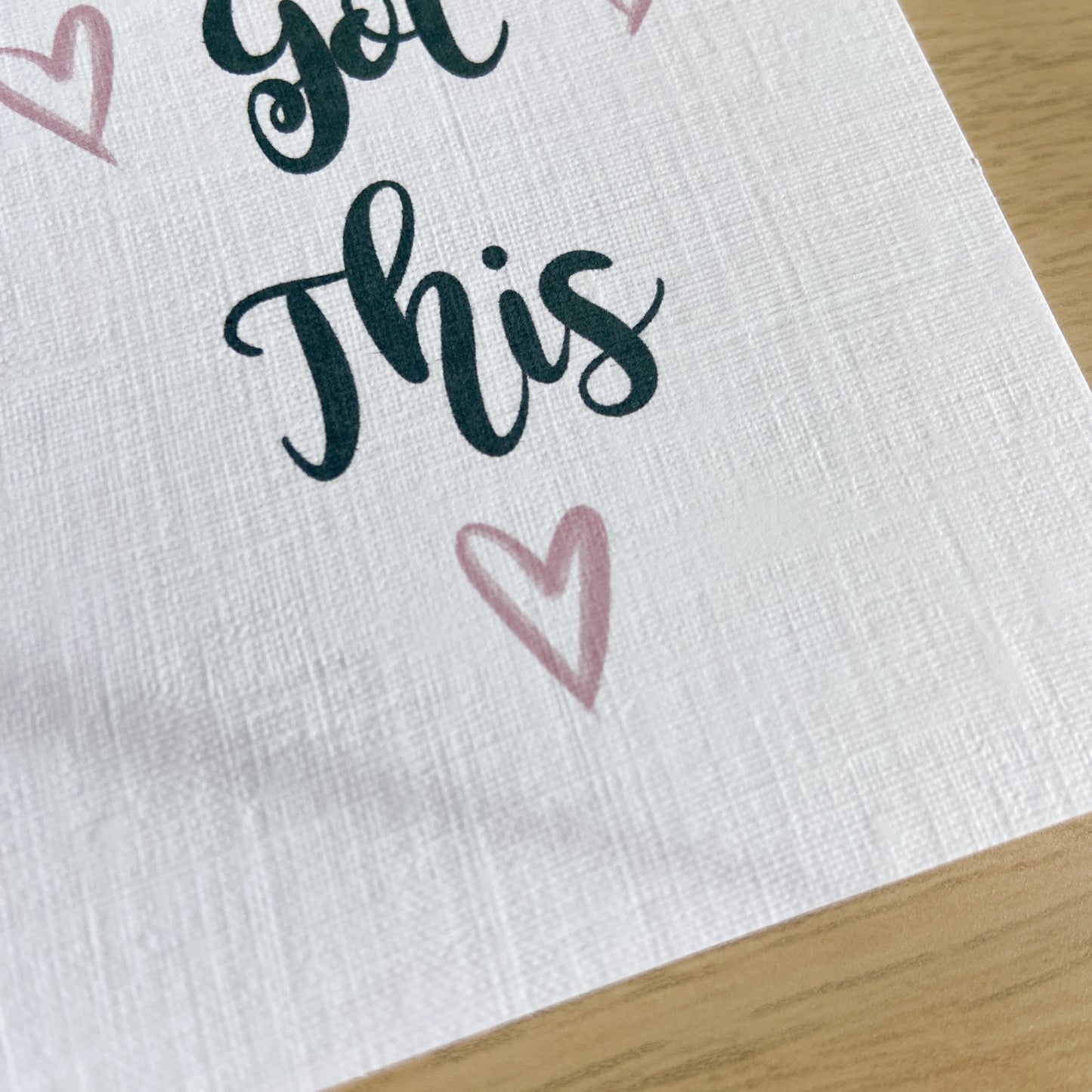 "You've Got This" Mini Packaging Cards