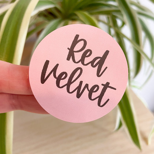 Cake Flavour Stickers