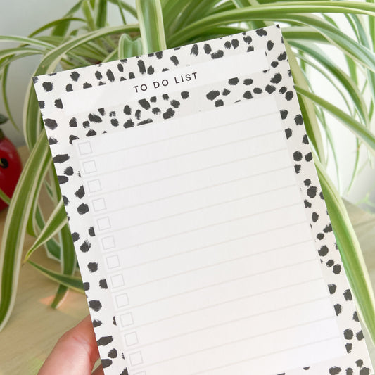 "To Do List" Dalmatian Notepad