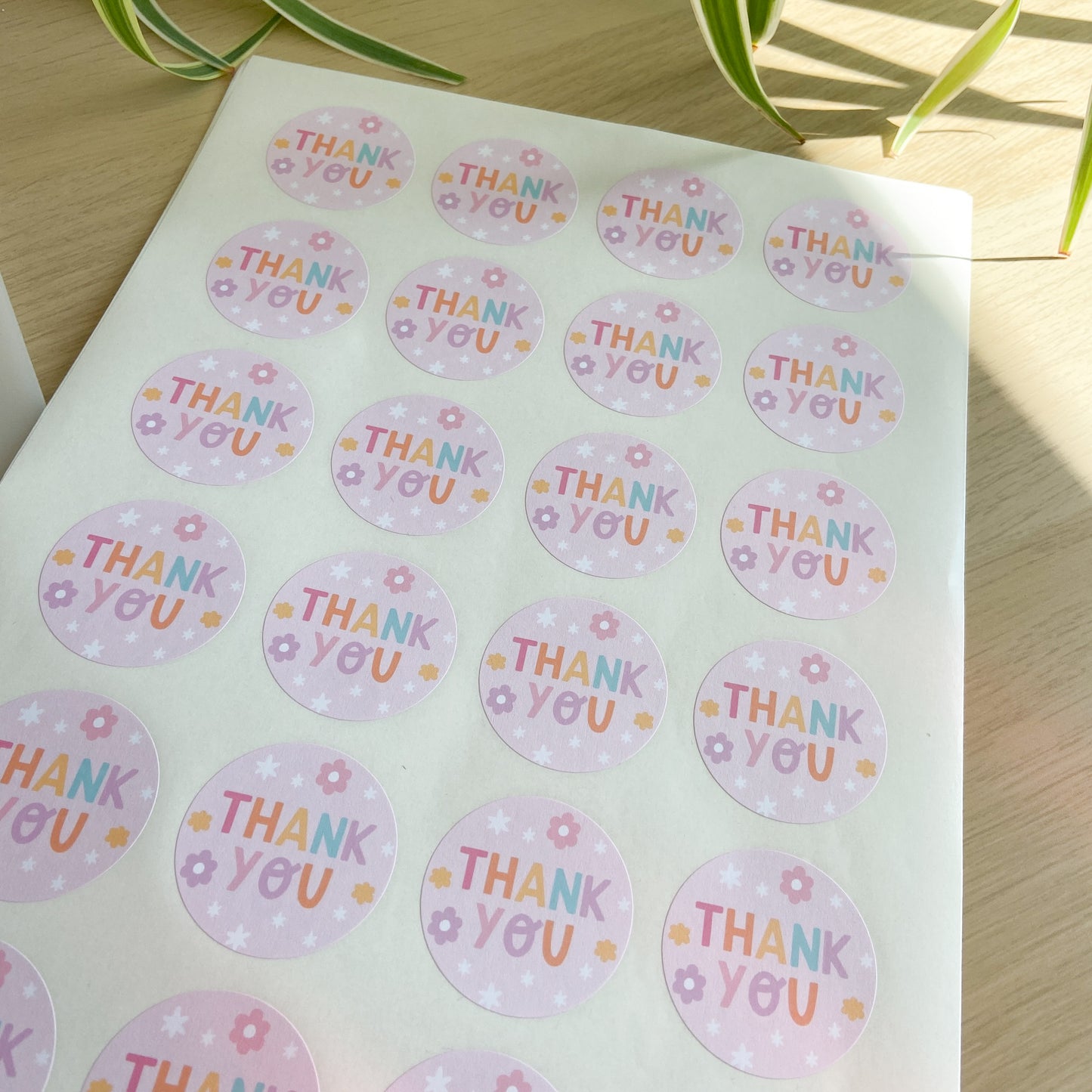 "Thank You" Stickers