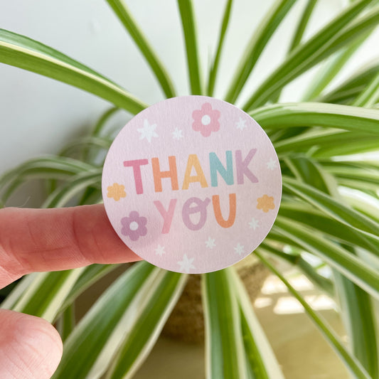 "Thank You" Stickers