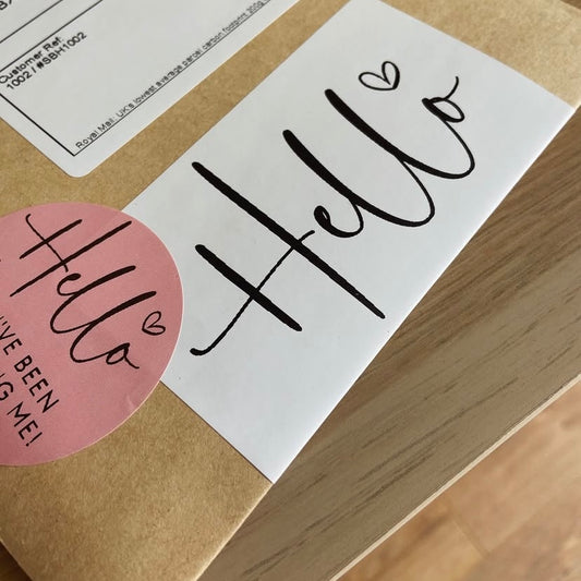 "Hello" Envelope & Box Seals